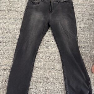 Women's Frame Black Le Crop Mini Boot Jeans Sz 32